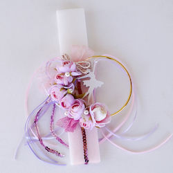 Flat White candle "rosa Ballerina" 32cm
