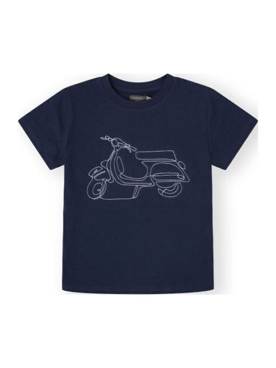 Kinder-T-Shirt Blau