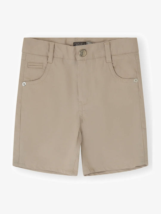 Kinder-Shorts/Bermudas Stoff Beige