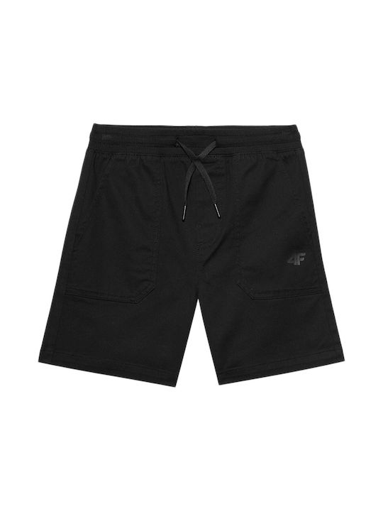 4F Kinder Shorts/Bermudas Stoff Schwarz