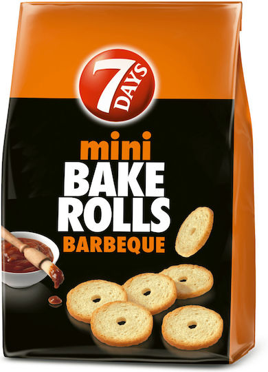 7days Crackers Bake Rolls Mini Barbeque with flavor BBQ 160gr