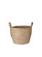 Coș decorativ Wicker cu mânere Brown 29x29x22buc