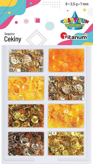 Titanum Perlenstickerei Bunt 7mm 2.5gr