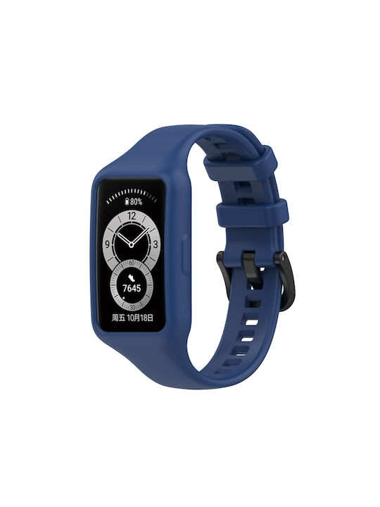 6 Pro 6 Honor Curea Silicon Albastru marin (Huawei Band 7)