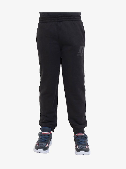 Russell Athletic Παιδικό Pantaloni de trening Negru 1buc Cuffed Leg