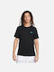 Nike Club Bărbați T-shirt Sportiv cu Mânecă Scurtă Black/photo Blue