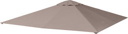 Outsunny Gazebo Cover for Kiosk Beige 3x3m