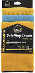 Billionaire Car Microfiber Drying Cloths 360gsm 40.6x40.6cm 3 Pieces