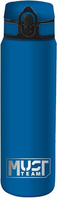 Must Kids Water Bottle Stainless Steel Blue 600ml