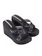 High Fashion Slide Frauen Flip Flops mit Plattform in Schwarz Farbe