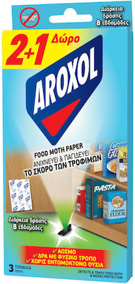 Aroxol Food Traps for Moth with Adhesive Surface 3pcs