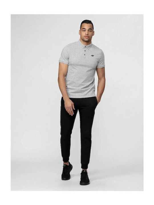 4F Polo T-shirt Γκρι