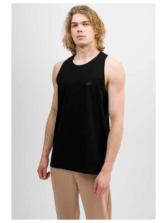 4F Men's Sleeveless Blouse Black