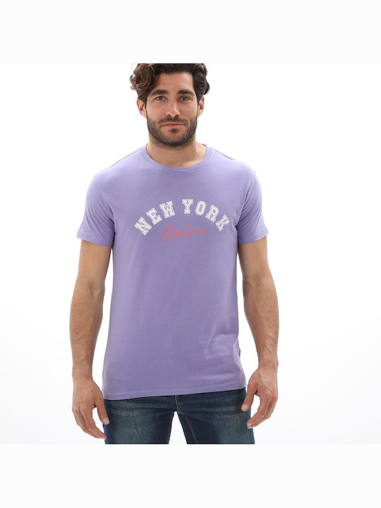 Van Hipster Tricou pentru bărbați cu mâneci scurte Purple