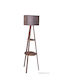 Epiplo-Fos Floor Lamp H150xW45cm. with Socket for Bulb E27 Brown