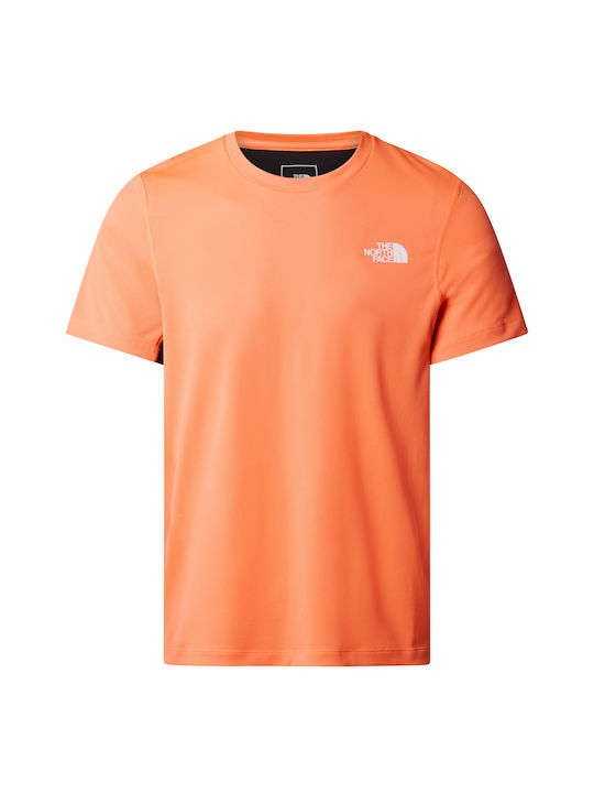 The North Face Men's Short Sleeve T-shirt Orange