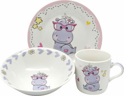 Ankor Feeding Set made of Porcelain 3pcs