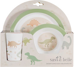 Sass & Belle Plastic Baby & Kids Feeding Set 3 Pieces Sass & Belle Plastic Baby & Kids Feeding Set 3 Pieces