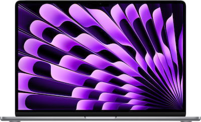 Apple MacBook Air 15" (2024) 15.3" Retina Display (M3-8-core/8GB/256GB SSD) Space Gray (UK Keyboard)