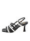 Sandals from Patent Leather Black