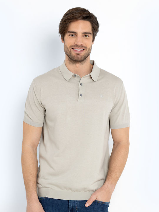 The Bostonians Polo Μπλούζα Κοντομάνικη Μπεζ