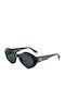 Etnia Barcelona Ampat Women's Sunglasses with Black Plastic Frame and Black Polarized Lens ET-AMPAT50S-BK