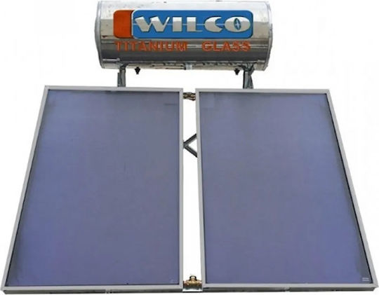 Wilco Ηλιακός Θερμοσίφωνας 300lt Glass Τριπλής Ενέργειας 4τ.μ. Επιλεκτικός