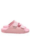 Women's Flat Sandals in Pink Color