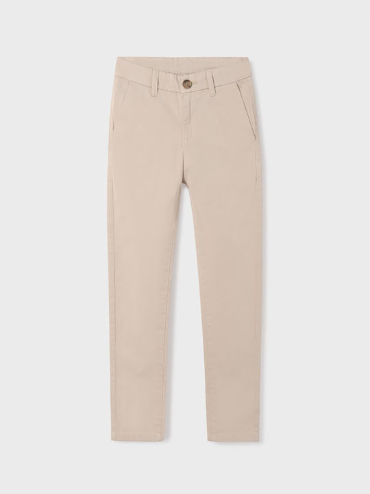 Mayoral Kids Trousers Cream