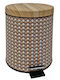 TnS Metallic Bathroom Basket 5lt Black
