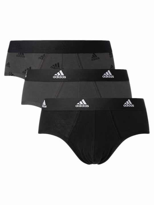 Adidas Active Flex Ανδρικά Σλιπ Μαύρα 3Pack