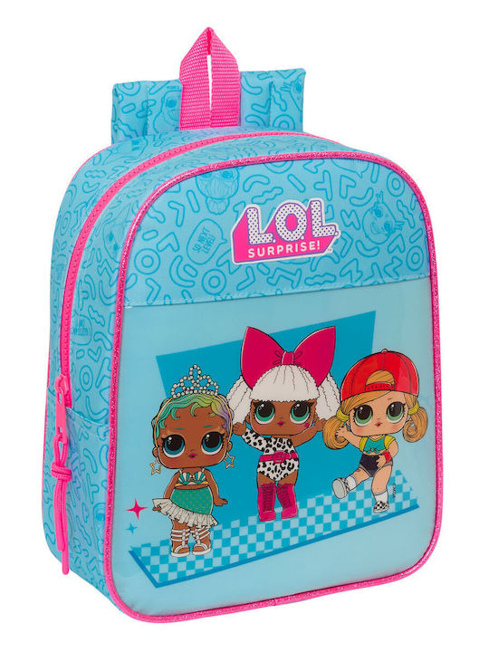 Kinder Tasche Lol Surprise Divas Blau 22 X 27 X 10 Cm