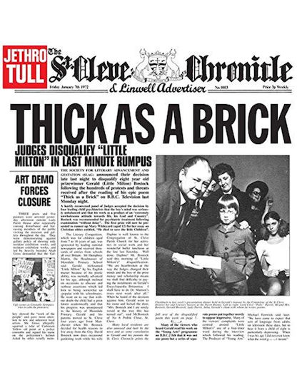 Thick As A Brick 2014 Remaster Vinyl