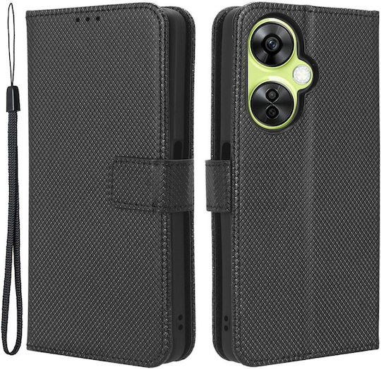 Wallet Δερματίνης Μαύρο (OnePlus Nord CE 3 Lite)