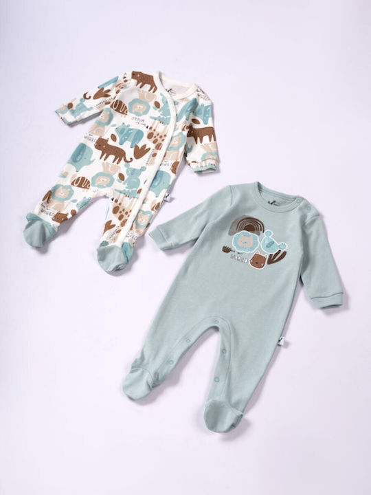 Hashtag Baby Bodysuit Set Long-Sleeved Mint