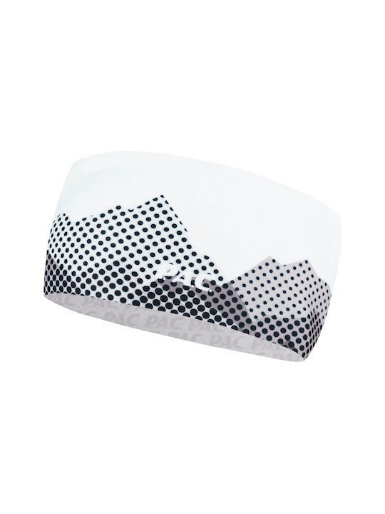 P.A.C. Recycled Bandă de cap sport Alb