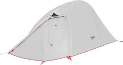 Outsunny Campingzelt Gray mit Doppeltuch 3 Jahreszeiten für 2 Personen 300x135x110cm