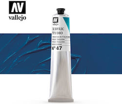 Acrylic Studio Paint Tube Vallejo 58ml Phthalo Turquoise 21047 Acrylic Studio Paint Tube Vallejo 58ml Phthalo Turquoise 21047