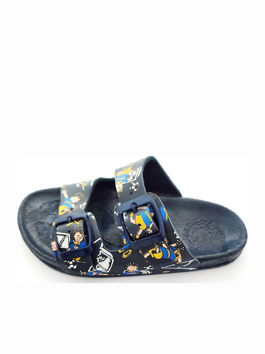 Mini Max Παιδικές Σαγιονάρες Slides Μπλε Mini Max Παιδικές Σαγιονάρες Slides Μπλε
