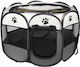Multipurpose Playpen Folding Cage Dog Cat Gray