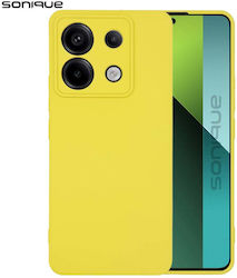 Sonique Back Cover Silicone / Fabric Yellow (Redmi Note 13 Pro 5G)