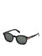 Zegna Unisex Γυαλιά Ηλίου με Μαύρο Κοκκάλινο Σκελετό και Πράσινο Φακό EZ0229 05N