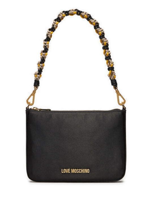 Moschino Damen Tasche Schulter Schwarz