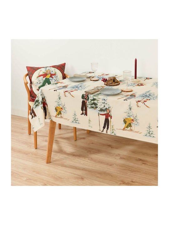 Mauré Christmas Tablecloth L350xW155cm 1pcs