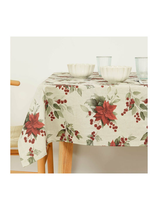 Mauré Christmas Tablecloth Fabric L140xW140cm 1pcs