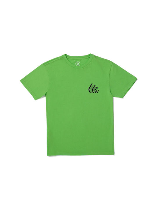 Volcom Tricou pentru copii Verde electric