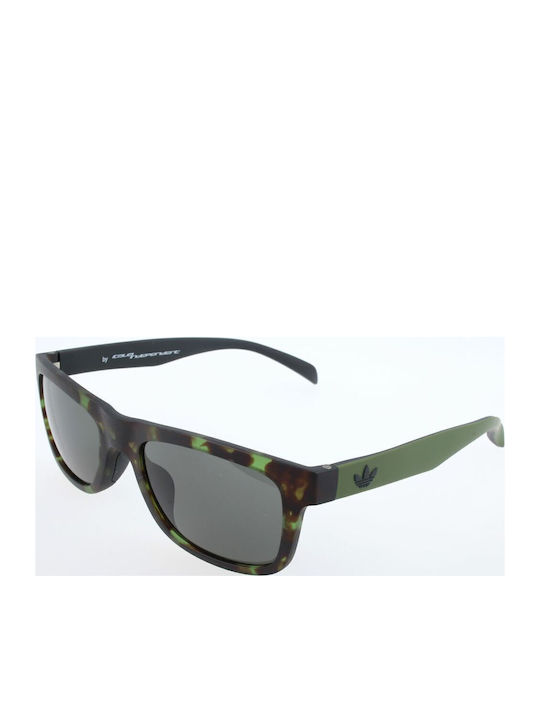 adidas Wayfarer Unisex Sunglasses with Brown Ta...