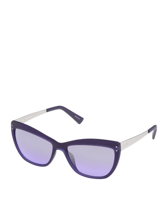 Police Damen Sonnenbrille mit Lila Gestell und Lila Linse S1971 899X
