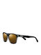 Zippo Men's Sunglasses with Black Plastic Frame and Brown Mirror Lens OB201-10