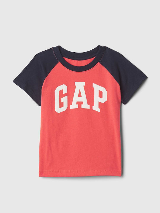 GAP Kids Blouse Short Sleeve Red Mix Match